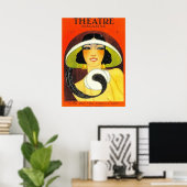 POSTER MAGAZINE DE THÉÂTRE (Bureau à domicile)