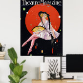 Poster Magazine de théâtre octobre 1921 (Bureau à domicile)