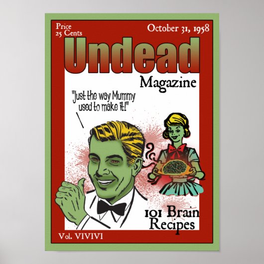 Poster Magazine Undead (Devant)