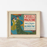 Poster Magazine vintage Cassell's Décembre 1896<br><div class="desc">Cassell’s Magazine; décembre (1896) | Oeuvre de Louis Rhead (American,  1857-1926) Vintage magazine du 19e siècle couverture art. Utilisez les outils de conception pour ajouter du texte personnalisé ou personnaliser l'image.</div>