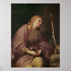 Poster Magdalene contrite c.1765 (huile sur la toile)
