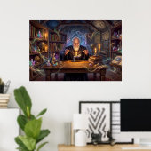 Poster Mage du Minimalisme Puissant (Bureau à domicile)
