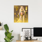 Poster Mage Wars® Priestess of Westlock (20x24) (Bureau à domicile)