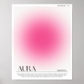 Poster Magenta Aura (Devant)