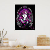 Poster Magenta Guardian Angel (Cuisine)