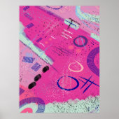 Poster Magenta Joy (Devant)