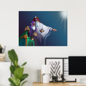 Poster MAGI KINGS 3 WISEMEN & STAR par SHARON SHARPE (Bureau à domicile)