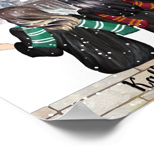 Poster Magic Castle Wizard Portrait, Assistants Imprimer (Coin)