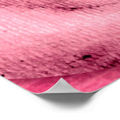 Poster Magic Sirène Couleur rose pâle Échelles Aquarelle (Coin)