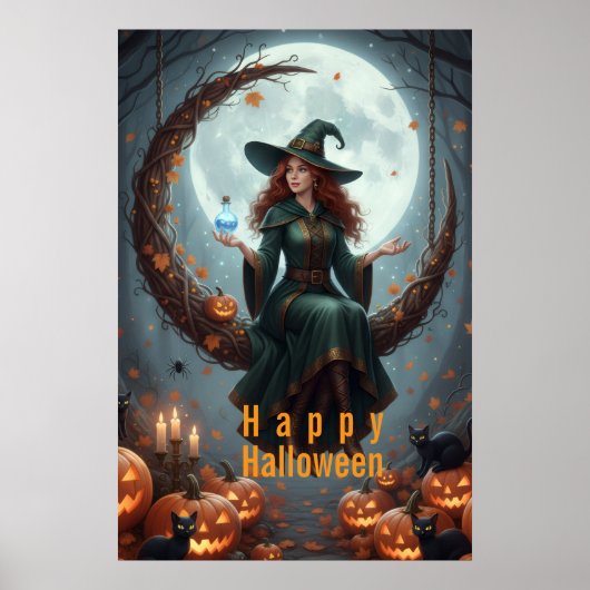 Poster Magic Sorcery Halloween Family (Devant)