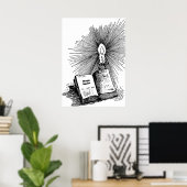 Poster Magic Spells Livre Bougie (Bureau à domicile)