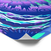 Poster Magic Tale Blacklight Forest Arrière - plan (Coin)