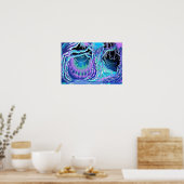 Poster Magic Tale Blacklight Forest Arrière - plan (Cuisine)