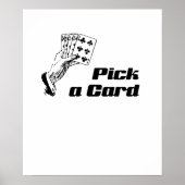 Poster Magic Trick Pick A Card Léger de main (Devant)