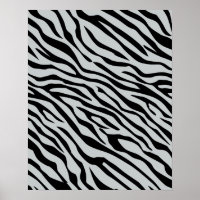 Magic Zebra Stripes Click to Customize Grey Color