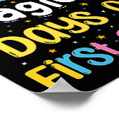 Poster Magical Days Of First Grade 100th Day Of School Te (Coin)