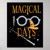 Poster Magical Days Of School 100th Day Teacher Students (Devant)