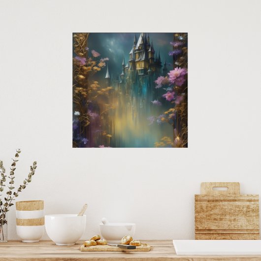 Poster Magical Dreamland Artwork for Fantasy Lover (Cuisine)