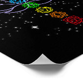 Poster Magical Mandala Lotus Lines Cool Mandala Design Lo (Coin)