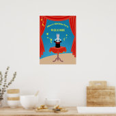 Poster Magicien Boy Show Fête d'anniversaire (Cuisine)
