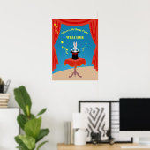 Poster Magicien Boy Show Fête d'anniversaire (Bureau à domicile)