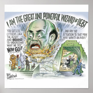 Poster Magicien de copie de dette