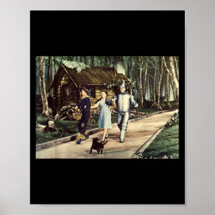 Poster Magicien de la route de brique Oz Tin Man Ecrow Do