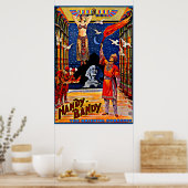 Poster magicien d'environ 1920 Handy-Bandy (Cuisine)