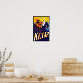 Poster Magicien Kellar, 1899. Publicité vintage (Cuisine)