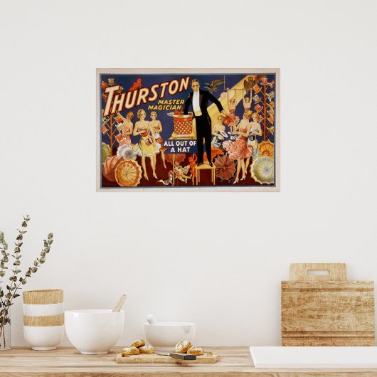 Poster Magicien Thurston (Cuisine)