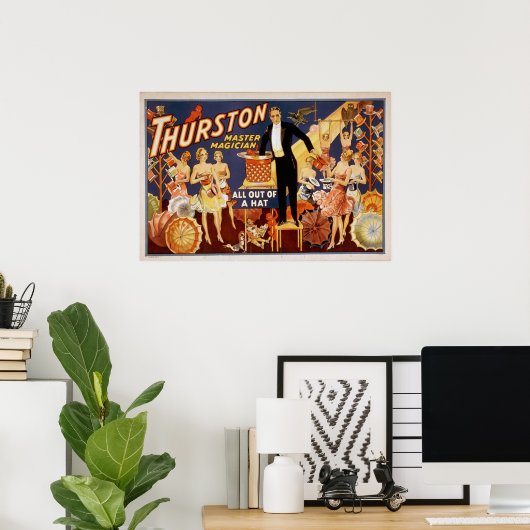 Poster Magicien Thurston (Bureau à domicile)