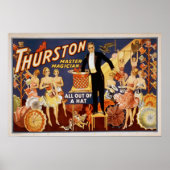 Poster Magicien Thurston (Devant)