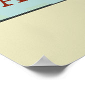 Poster magicien vintage (Coin)