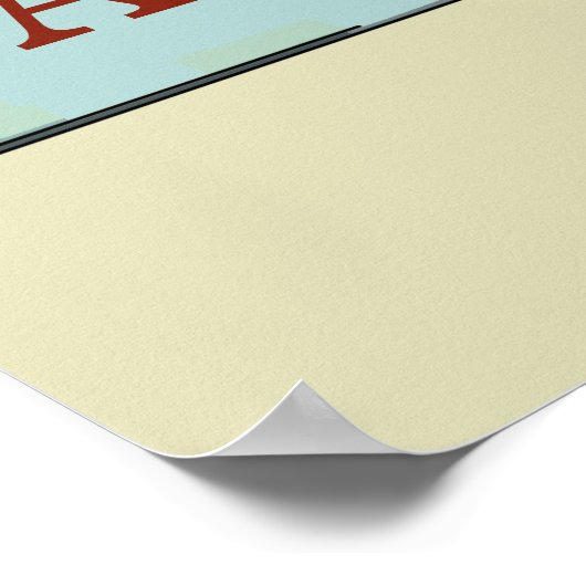 Poster magicien vintage (Coin)