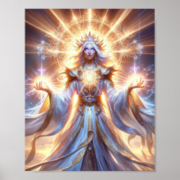 Poster Magicienne de la lumière