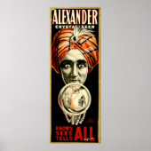 Poster Magiciens vintages Playbill 1910 (Devant)