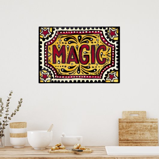 Poster Magie (Cuisine)