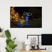 Poster Magie de la boulangerie de nuit (Bureau à domicile)