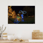 Poster Magie de la boulangerie de nuit (Cuisine)