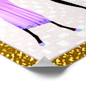 Poster Magie de la fille noire (Coin)