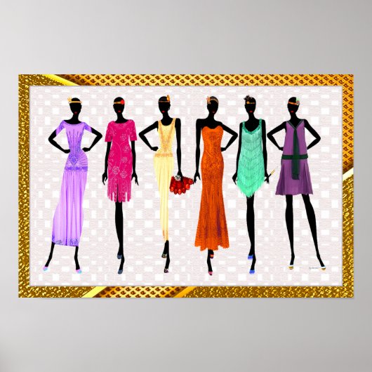 Poster Magie de la fille noire (Devant)