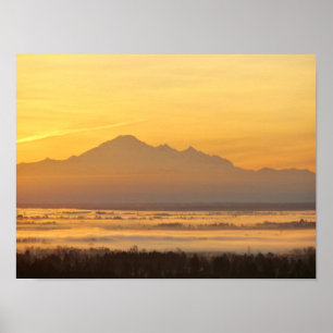 Poster Magie de la montagne du matin