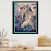 Poster Magie de l'ours polaire (Cuisine)