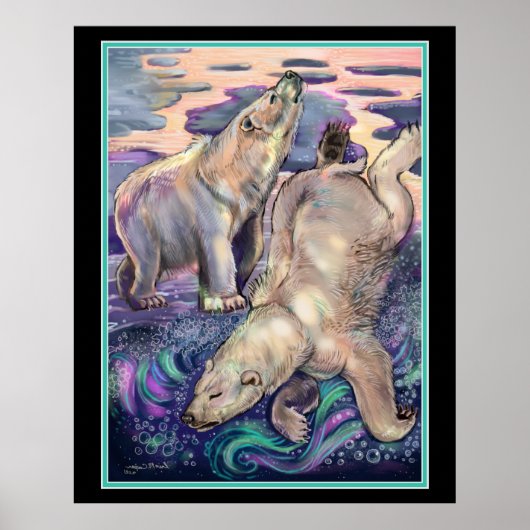 Poster Magie de l'ours polaire (Devant)