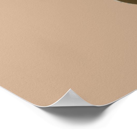 Poster Magie de Toadstool de champignon rouge (Coin)