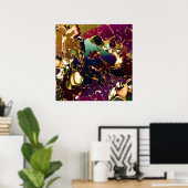 Poster Magie d'été, détails (Bureau à domicile)