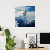 Poster Magie du cloud (Bureau à domicile)