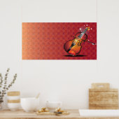 Poster Magie du violon (Cuisine)