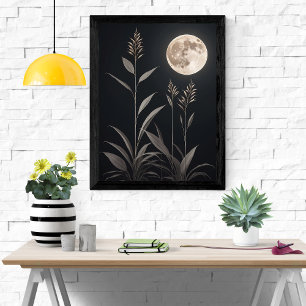Poster Magie Minimaliste Lune