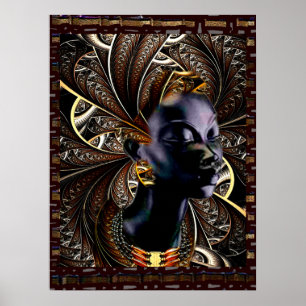Poster Magie noire dorée